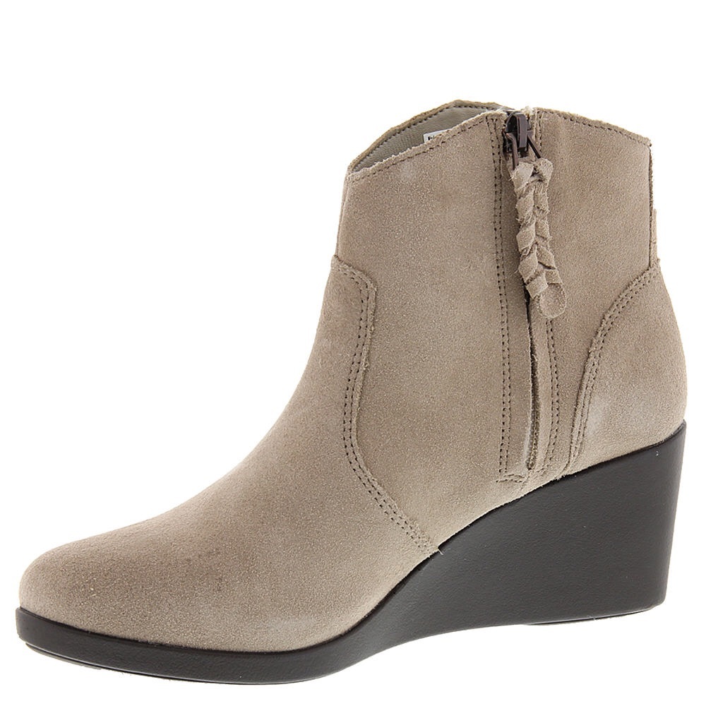 Crocs Leigh Suede Wedge Bootie